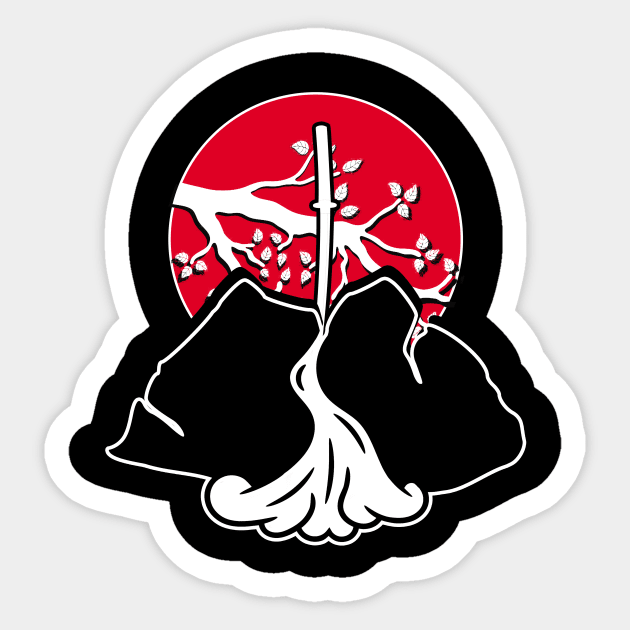 Eastern Excalibur Sticker by DstreetStyle